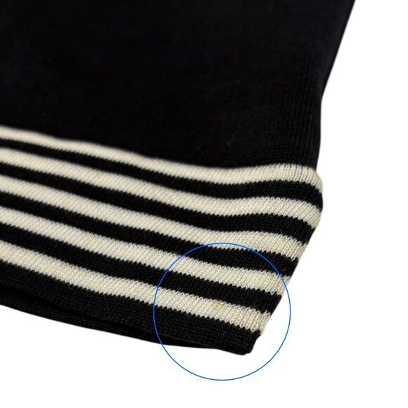 CHANEL Vintage 98P CC Mark Logo Summer Knit Tank Top #38 Black White [106500] - Picture 11 of 13